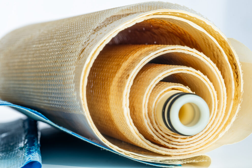 Used membrane for reverse osmosis water filtration system